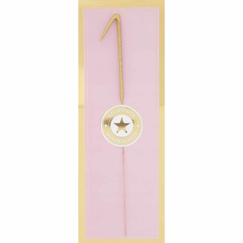 Wunderkerze Giant Zahl gold 30cm Wunderkerze Giant Zahl gold 30cm von wondercandle