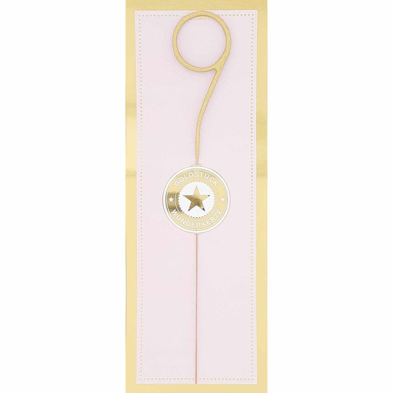 Wunderkerze Giant Zahl gold 30cm Wunderkerze Giant Zahl gold 30cm von wondercandle