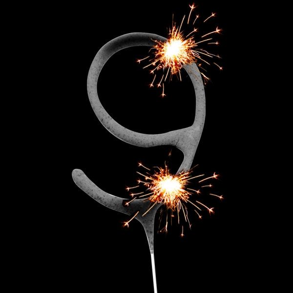 Wunderkerze Zahl 9, Dekoration zum 9. od. 90.Geburtstag, 18cm, 1 Stk Wunderkerze Zahl 9, Dekoration zum 9. od. 90.Geburtstag, 18cm, 1 Stk von Wondercandle