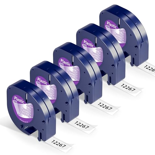 5x Wonfoucs Kompatibel mit Dymo Letratag Etikettenband Transparent Plastik12mm X 4m Letratag XR Bänder 12267 S0721530 Clear Passend für Dymo Beschriftungsgerät LetraTag LT-100H 100T 110T 200B XM 2000 5x Wonfoucs Kompatibel mit Dymo Letratag Etikettenband Transparent Plastik12mm X 4m Letratag XR Bänder 12267 S0721530 Clear Passend für Dymo Beschriftungsgerät LetraTag LT-100H 100T 110T 200B XM 2000 von Wonfoucs