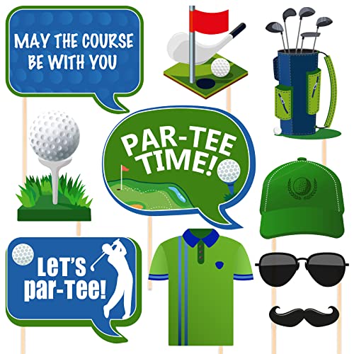 Golf-Fotoautomaten-Requisiten-Set – Golf-Geburtstagsparty-Dekoration für Männer und Jungen, Party-Kamera-Requisiten, Outdoor-Sportparty, 27 Stück Golf-Fotoautomaten-Requisiten-Set – Golf-Geburtstagsparty-Dekoration für Männer und Jungen, Party-Kamera-Requisiten, Outdoor-Sportparty, 27 Stück von Wonmelody