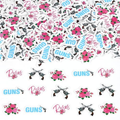 Wonmelody 200 Stück Waffen oder Rosen, Konfetti, Dekopistolen oder Rosen, Partyzubehör, rosa und blau, Tischkonfetti für Jungen oder Mädchen, sie oder ihn, Geschlecht offenbart Party Wonmelody 200 Stück Waffen oder Rosen, Konfetti, Dekopistolen oder Rosen, Partyzubehör, rosa und blau, Tischkonfetti für Jungen oder Mädchen, sie oder ihn, Geschlecht offenbart Party von Wonmelody