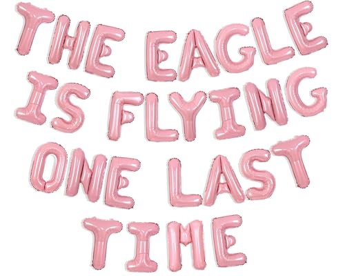 Wonmelody Banner mit Aufschrift "The Eagle Is Flying One Last Time", Rosa, Junggesellinnenabschied, Dekoration, lustiges Bachelorette-Party-Banner, Adler-Ballon-Banner, Braut-Party-Dekorationen für Wonmelody Banner mit Aufschrift "The Eagle Is Flying One Last Time", Rosa, Junggesellinnenabschied, Dekoration, lustiges Bachelorette-Party-Banner, Adler-Ballon-Banner, Braut-Party-Dekorationen für von Wonmelody