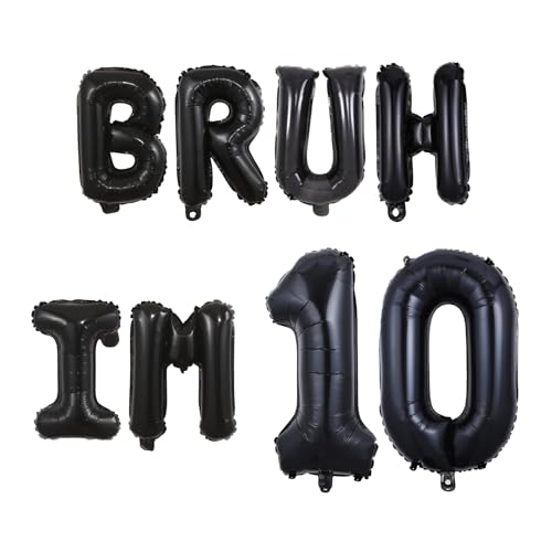 Wonmelody Bruh It's My Birthday Dekorationen (Black 10th) von Wonmelody
