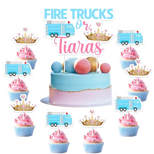 Wonmelody Feuerwehrautos oder Tiaras, Kuchendekoration, Feuerwehrauto, Dekoration mit Feuerwehrmann-Kuchenaufsätzen, Tiaras, Kuchendekoration für Feuerwehrmann, Babyparty, Party Wonmelody Feuerwehrautos oder Tiaras, Kuchendekoration, Feuerwehrauto, Dekoration mit Feuerwehrmann-Kuchenaufsätzen, Tiaras, Kuchendekoration für Feuerwehrmann, Babyparty, Party von Wonmelody
