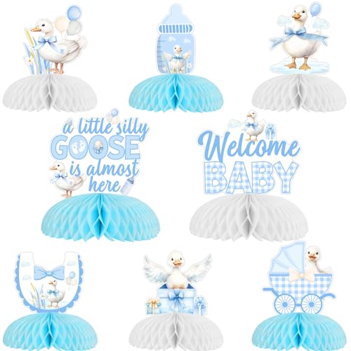 Wonmelody Goose Baby Shower Decor 8Pcs Silly Little Goose Baby Shower Honeycomb Centerpiece Goose Baby Shower Table Decor Gänse Welcome Baby Centerpiece Farm Animal Supplies for Funny Goose Party Wonmelody Goose Baby Shower Decor 8Pcs Silly Little Goose Baby Shower Honeycomb Centerpiece Goose Baby Shower Table Decor Gänse Welcome Baby Centerpiece Farm Animal Supplies for Funny Goose Party von Wonmelody