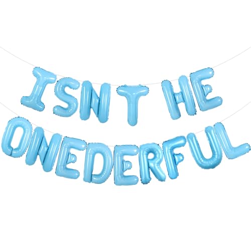 Wonmelody Heißluftballon-Dekoration für den 1. Geburtstag, Junge ist nicht er Onederful Geburtstag, Dekoration, Ballon-Banner, Mr Onederful Bday Dekor, blauer Himmel, Wolke und Heißluftballon-Dekor Wonmelody Heißluftballon-Dekoration für den 1. Geburtstag, Junge ist nicht er Onederful Geburtstag, Dekoration, Ballon-Banner, Mr Onederful Bday Dekor, blauer Himmel, Wolke und Heißluftballon-Dekor von Wonmelody
