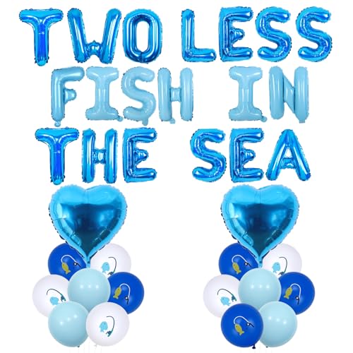 Wonmelody Luftballons mit zwei weniger Fisch im Meer, Luftballon-Banner, lustiger Fisch, Brautparty, Ballon-Dekoration für nautische Junggesellinnenabschiede, Meer-Thema, Verlobung, Geburtstag, Strand Wonmelody Luftballons mit zwei weniger Fisch im Meer, Luftballon-Banner, lustiger Fisch, Brautparty, Ballon-Dekoration für nautische Junggesellinnenabschiede, Meer-Thema, Verlobung, Geburtstag, Strand von Wonmelody