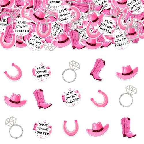 Wonmelody Western-Cowgirl-Bachelorette-Party-Dekorationen, 200 Stück, identisches Cowboy-Forever-Konfetti, Disco, Western-Cowgirl-Bachelorette, Tischdekorationen für letzte Rodeo, Brautparty Wonmelody Western-Cowgirl-Bachelorette-Party-Dekorationen, 200 Stück, identisches Cowboy-Forever-Konfetti, Disco, Western-Cowgirl-Bachelorette, Tischdekorationen für letzte Rodeo, Brautparty von Wonmelody