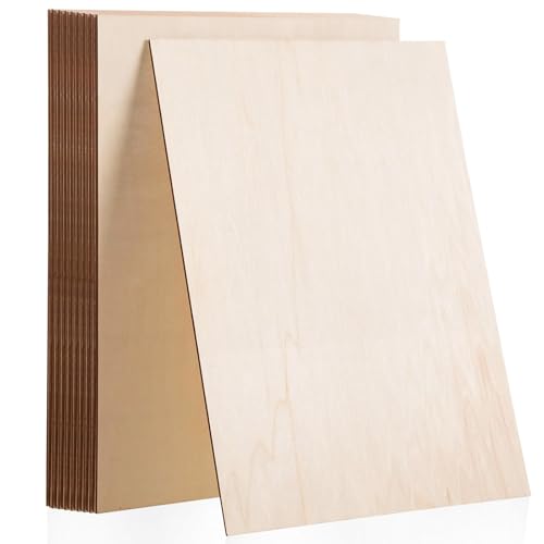 Wonninek Lindenholzplatten, 3 mm Sperrholzplatten, A3, unlackiertes Balsaholz, Bastelholz zum Laserschneiden, Gravieren, Modelle, Zeichnen, Malen, Basteln, Holzverbrennung, 10 Stück Wonninek Lindenholzplatten, 3 mm Sperrholzplatten, A3, unlackiertes Balsaholz, Bastelholz zum Laserschneiden, Gravieren, Modelle, Zeichnen, Malen, Basteln, Holzverbrennung, 10 Stück von Wonninek