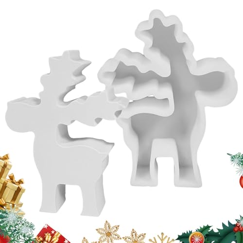Silikonformen Gießformen | Weihnachten Elch Kerzenformen Zum Gießen | Silikonform Weihnachten | Silikonform Elch Gips Zum Gießen Gießformen Für Kerzen Bastelarbeiten Desserts Seife Ton Silikonformen Gießformen | Weihnachten Elch Kerzenformen Zum Gießen | Silikonform Weihnachten | Silikonform Elch Gips Zum Gießen Gießformen Für Kerzen Bastelarbeiten Desserts Seife Ton von Wonsfuleu