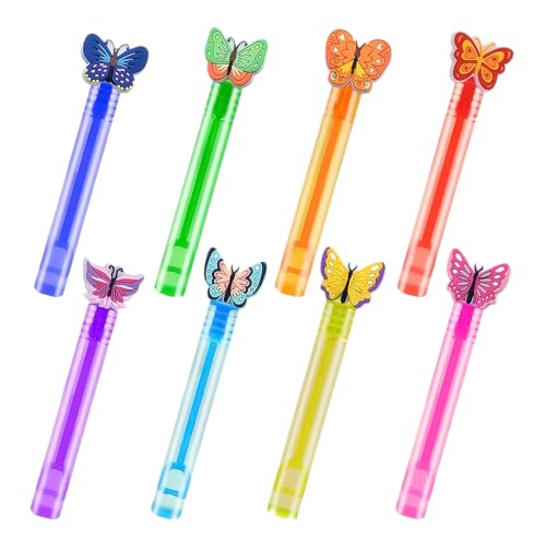 Wonsfuleu Bubble Sticks, Bubble | Kleine Schmetterlingsblasenstände 8 Stück Party Gefälligkeiten | Foto -Requisiten, Goodie -Taschen Stuffers, Kinderbadezeitspielzeug für Weihnachten, Neujahr, Wonsfuleu Bubble Sticks, Bubble | Kleine Schmetterlingsblasenstände 8 Stück Party Gefälligkeiten | Foto -Requisiten, Goodie -Taschen Stuffers, Kinderbadezeitspielzeug für Weihnachten, Neujahr, von Wonsfuleu