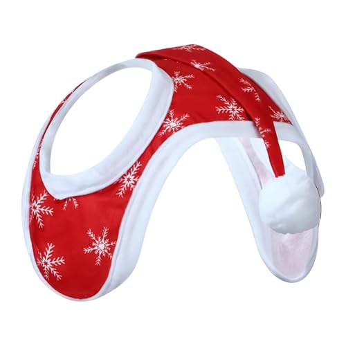 Wonsfuleu Weihnachtshüte Für - Mit Weihnachtsmann - Atmungsaktive dekorative Kopfbedeckung mit Schneeflocken-Design für Winterreiten Feiertagsveranstaltungen und Bauernhoffeste während der Festtage Wonsfuleu Weihnachtshüte Für - Mit Weihnachtsmann - Atmungsaktive dekorative Kopfbedeckung mit Schneeflocken-Design für Winterreiten Feiertagsveranstaltungen und Bauernhoffeste während der Festtage von Wonsfuleu
