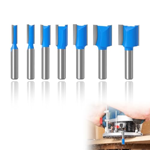 Nutfräser,Fräser für Oberfräse 8MM Schaft,7 Stück Schaft Gerade Fräser,Holz Nutfräser Set für Oberfräse,Fräsfräser-Bits für Holzbearbeitung,6 8 10 12 14 18 20MM Gerades Fräser-Set für Holz Fräser Nutfräser,Fräser für Oberfräse 8MM Schaft,7 Stück Schaft Gerade Fräser,Holz Nutfräser Set für Oberfräse,Fräsfräser-Bits für Holzbearbeitung,6 8 10 12 14 18 20MM Gerades Fräser-Set für Holz Fräser von Wonuante