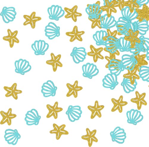 Muscheln und Seestern-Konfetti, Meerestier-Konfetti, Ozean-Konfetti für unter dem Meer, Motto-Party, Deko, Geburtstag, Küstenhochzeit, Party-Konfetti, Strandthema Muscheln und Seestern-Konfetti, Meerestier-Konfetti, Ozean-Konfetti für unter dem Meer, Motto-Party, Deko, Geburtstag, Küstenhochzeit, Party-Konfetti, Strandthema von WooHooMoMo
