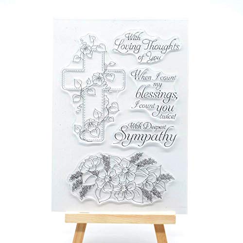 WooYangFun Joyful Home 1 x Kreuz-Stempel aus Gummi für Karten, Dekoration und Scrapbooking WooYangFun Joyful Home 1 x Kreuz-Stempel aus Gummi für Karten, Dekoration und Scrapbooking von WooYangFun
