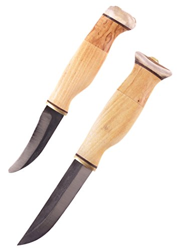 Finnenmesser - Wood-Jewel - 23AVKS Doppelmesser mit Skinner - Jagdmesser Messer Outdoor von Wood-Jewel