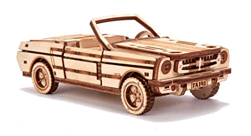 Wood Trick Holz Modell Kit - Kabriolett - 3D-Holzbausatz von Wood Trick