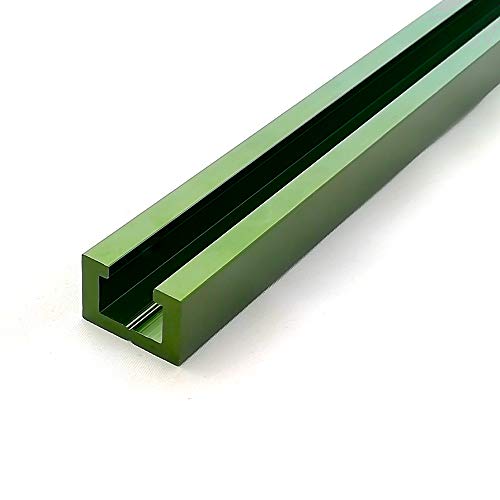 T-Track Standard 91 cm Grüner Aluminiumprofil Nut 8,3/12,1 mm von WoodFan