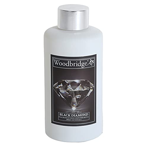 Woodbridge Nachfüllflasche für deinen Diffuser | Black Diamond | Ätherisches Duftöl | Raumduft Nachfüllflasche (200ml) | Ideal für Zuhause & Büro | Parfüm Duft von Woodbridge