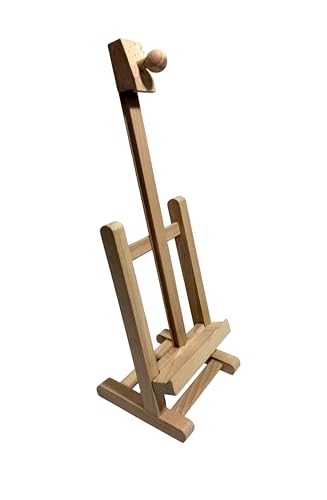 Wooden World – Holzstaffelei 40 cm – Verstellbare Tischstaffelei für Malerei und Präsentation – Ständer aus Naturholz für Bilder, Menükarten, Fotos, Karten, Schilder und Dekorationen Wooden World – Holzstaffelei 40 cm – Verstellbare Tischstaffelei für Malerei und Präsentation – Ständer aus Naturholz für Bilder, Menükarten, Fotos, Karten, Schilder und Dekorationen von Wooden World