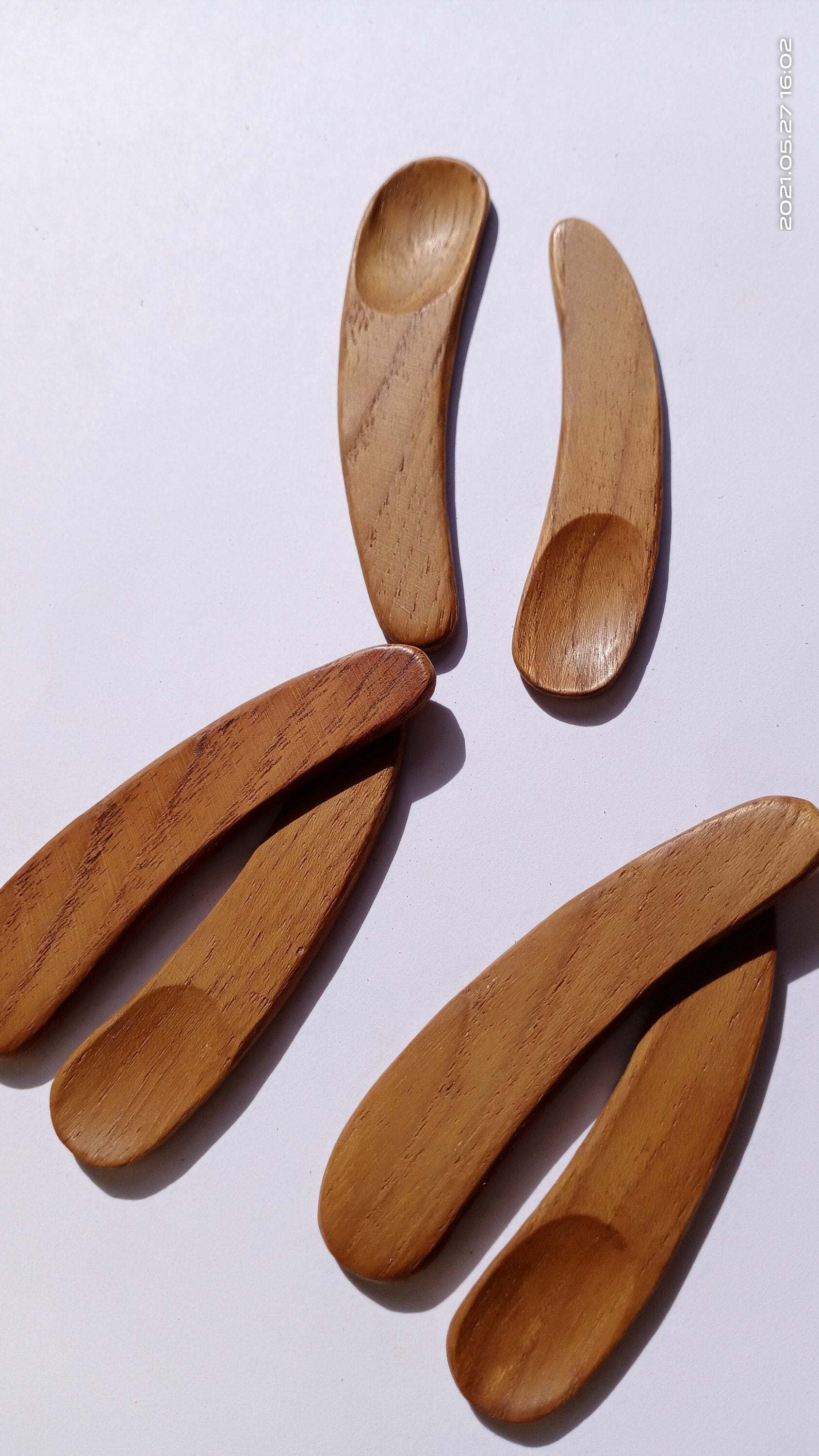 60 Stück Kosmetikspatel Aus Holz/Gebogener Pfannenwender Minilöffel Schaufel Kleiner 60 Stück Kosmetikspatel Aus Holz/Gebogener Pfannenwender Minilöffel Schaufel Kleiner von WoodenhandicraftCo