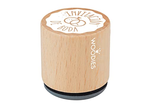 Stempel aus Holz und Gummi, Hochzeitseinladung, Durchmesser 33 x 30 mm. Stempel aus Holz und Gummi, Hochzeitseinladung, Durchmesser 33 x 30 mm. von INNSPIRO