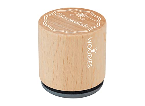 Stempel aus Holz und Gummi. Durchmesser 33 x 30 mm. Stempel aus Holz und Gummi. Durchmesser 33 x 30 mm. von INNSPIRO