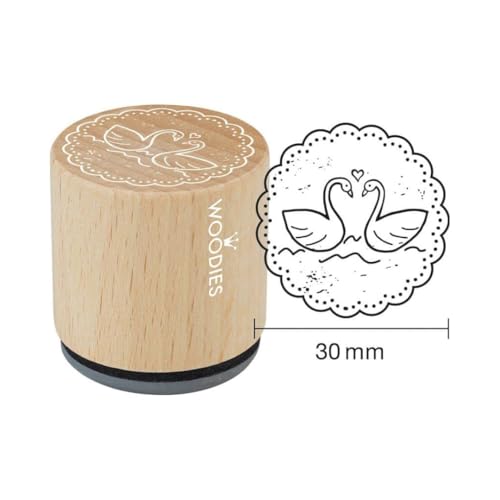 Woodies Holzstempel, Holz, 3,4 x 3,4 x 3,5 cm Woodies Holzstempel, Holz, 3,4 x 3,4 x 3,5 cm von Woodies