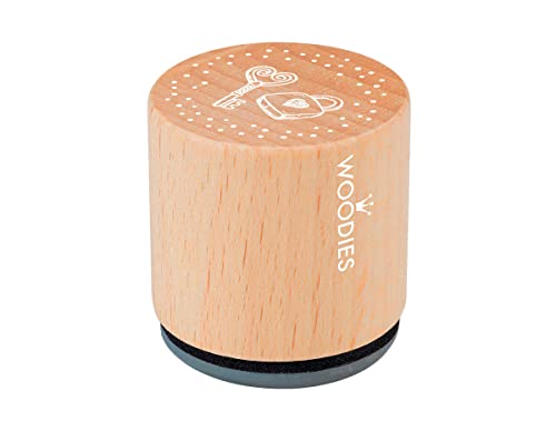 Woodies Holzstempel, Holz, 3,4 x 3,4 x 3,5 cm Woodies Holzstempel, Holz, 3,4 x 3,4 x 3,5 cm von Woodies