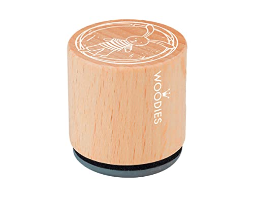 Woodies Holzstempel, Holz, 3,4 x 3,4 x 3,5 cm Woodies Holzstempel, Holz, 3,4 x 3,4 x 3,5 cm von Woodies