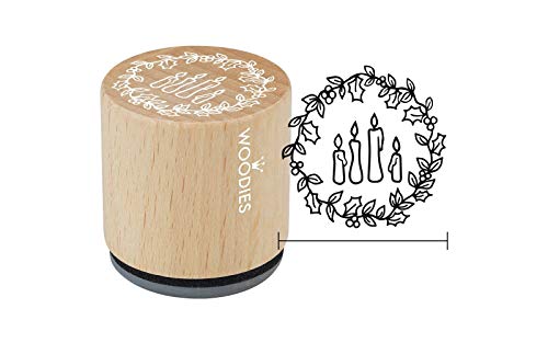 Woodies Holzstempel, Holz, 3,4 x 3,4 x 3,5 cm Woodies Holzstempel, Holz, 3,4 x 3,4 x 3,5 cm von Woodies