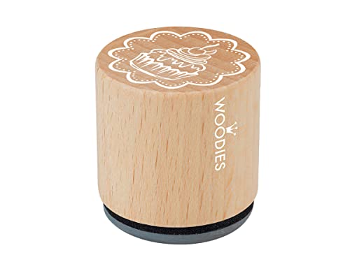 Woodies Holzstempel, Holz, 3,4 x 3,4 x 3,5 cm Woodies Holzstempel, Holz, 3,4 x 3,4 x 3,5 cm von Woodies