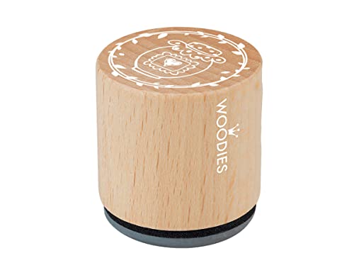Woodies Holzstempel, Holz, 3,4 x 3,4 x 3,5 cm Woodies Holzstempel, Holz, 3,4 x 3,4 x 3,5 cm von Woodies