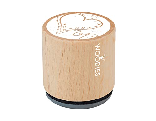 Woodies Holzstempel, Holz, 3,4 x 3,4 x 3,5 cm Woodies Holzstempel, Holz, 3,4 x 3,4 x 3,5 cm von Woodies