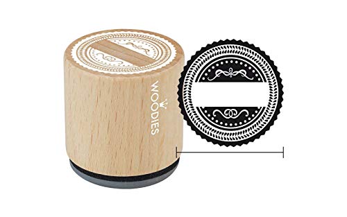 Woodies Holzstempel, Holz, 3,4 x 3,4 x 3,5 cm Woodies Holzstempel, Holz, 3,4 x 3,4 x 3,5 cm von Woodies