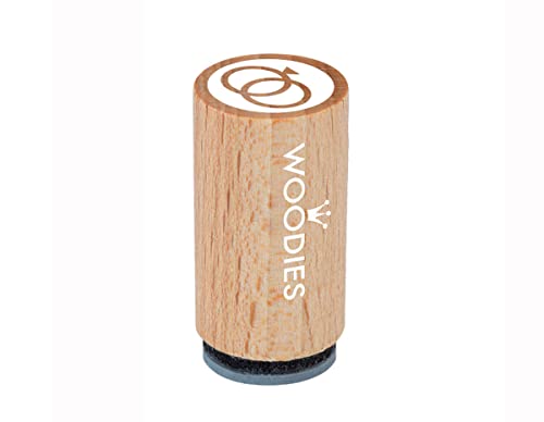 Woodies Mini Stempel Allianz, Holz, 1,5 x 1,5 x 3 cm von Woodies