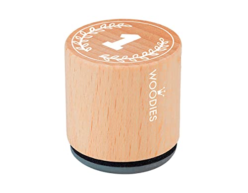 Woodies Stempel, Holz, 3,4 x 3,4 x 3,5 cm Woodies Stempel, Holz, 3,4 x 3,4 x 3,5 cm von Woodies