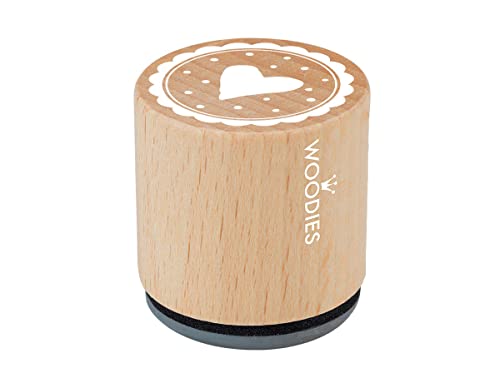 Woodies Stempel Herzen, Holz, 3,4 x 3,4 x 3,5 cm Woodies Stempel Herzen, Holz, 3,4 x 3,4 x 3,5 cm von Woodies