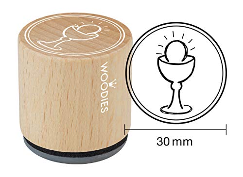 Woodies Stempel Kelch, Holz, 3,4 x 3,4 x 3,5 cm Woodies Stempel Kelch, Holz, 3,4 x 3,4 x 3,5 cm von Woodies