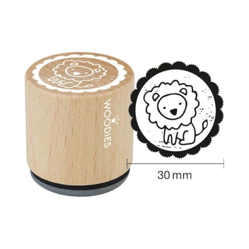 Woodies Holzstempel, Holz, 3,4 x 3,4 x 3,5 cm Woodies Holzstempel, Holz, 3,4 x 3,4 x 3,5 cm von Woodies