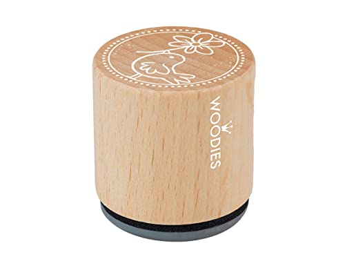 Woodies Stempel Vogel, Holz, 3,4 x 3,4 x 3,5 cm Woodies Stempel Vogel, Holz, 3,4 x 3,4 x 3,5 cm von Woodies