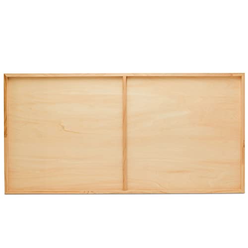 Birke Painting Panel 18 x 36 x 3/4 Zoll, 1 Stück Große Holz Leinwand Bretter zum Bemalen, Blanko Schild für Wandkunst Sets von Woodpeckers von Woodpeckers