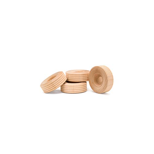 Mini Holz Räder Profil-Stil 1-1/2 Zoll Durchmesser 100 Stück für Handwerk und DIY Auto Modelle von Woodpeckers Mini Holz Räder Profil-Stil 1-1/2 Zoll Durchmesser 100 Stück für Handwerk und DIY Auto Modelle von Woodpeckers von Woodpeckers