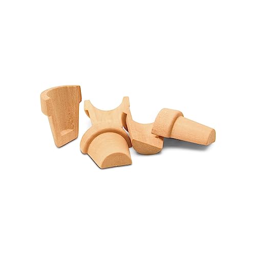 Unvollendeter Blumentopf halb 2,5 cm, 25 Stück Bemalen Sie einen Blumentopf mit kleinen Bastelblumen für Schilder, von Woodpeckers von Woodpeckers