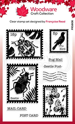 Woodware FRS806 Stamp Francoise Collection – Clear Magic Stempel-Set – Beetle Post, Photopolymer, durchsichtig, A6 Woodware FRS806 Stamp Francoise Collection – Clear Magic Stempel-Set – Beetle Post, Photopolymer, durchsichtig, A6 von Woodware