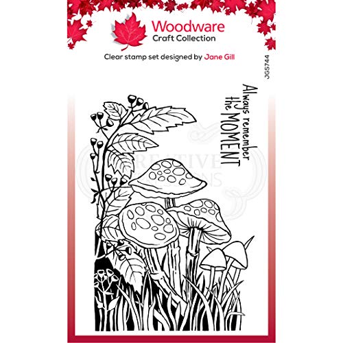 Woodware JGS744 Jane Gill – Clear Magic Stempel-Set – Lino-Schnitt – Fliegenpilze, durchsichtig, 10 x 15 cm Approx Woodware JGS744 Jane Gill – Clear Magic Stempel-Set – Lino-Schnitt – Fliegenpilze, durchsichtig, 10 x 15 cm Approx von Woodware