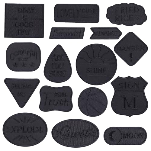 Woohome 16 Stück Patches zum Aufbügeln, Abzeichen Bügelflicken Flicken Patches Patch Sticker Applikationen Zum Nähen Oder Aufbügeln für Denim Jeans, Bügelflicken Set, Dekoration and Repariere Woohome 16 Stück Patches zum Aufbügeln, Abzeichen Bügelflicken Flicken Patches Patch Sticker Applikationen Zum Nähen Oder Aufbügeln für Denim Jeans, Bügelflicken Set, Dekoration and Repariere von Woohome