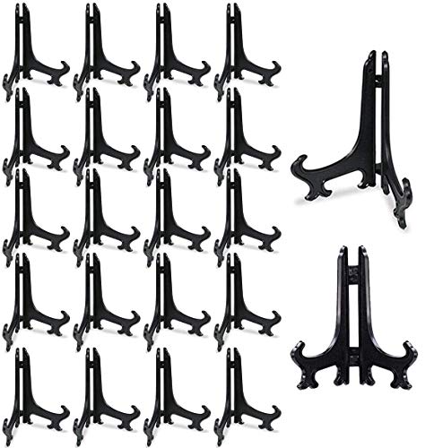 Woohome 5 Zoll Schwarzer Kunststoff Staffeleien 20 Stück Platte Display Steht Bild Frame Ständer Halter Plate Stand Halter für Bilder Haus Hochzeit Dekoration Woohome 5 Zoll Schwarzer Kunststoff Staffeleien 20 Stück Platte Display Steht Bild Frame Ständer Halter Plate Stand Halter für Bilder Haus Hochzeit Dekoration von Woohome