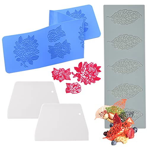 Woohome Blätter Form Kuchen Silikonform Rose Silikonformen Fondant Silikonform Backen für Die Dekoration von Kuchenspitzen Woohome Blätter Form Kuchen Silikonform Rose Silikonformen Fondant Silikonform Backen für Die Dekoration von Kuchenspitzen von Woohome